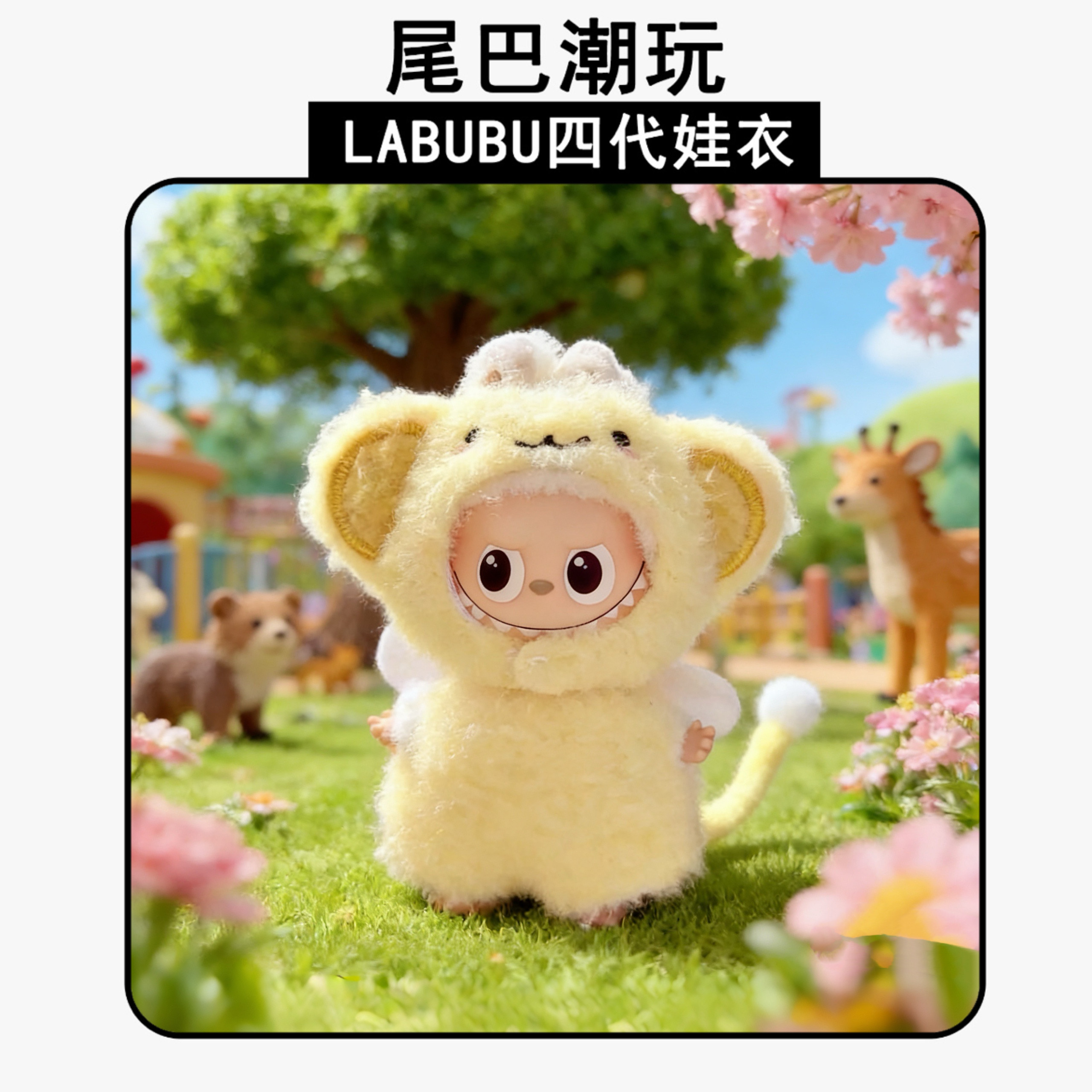 心底密码labubu4.0娃衣搪胶公仔10cm玩偶四代mini拉布布可爱着替,模玩/动漫/周边/娃圈三坑/桌游,潮玩娃衣,淘宝优惠券,粉丝福利购,淘宝优惠卷