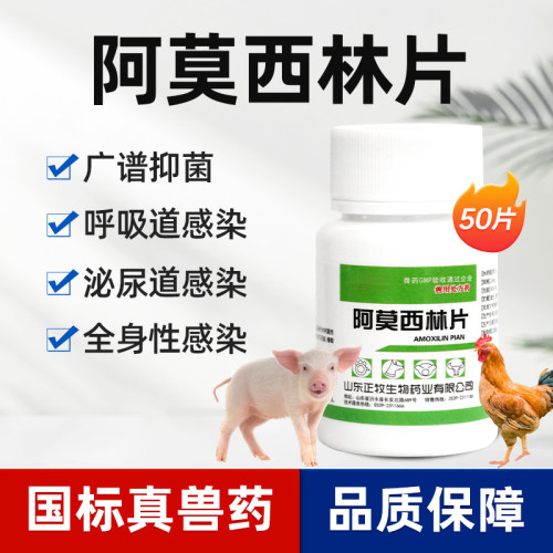 阿莫西林片兽药抗菌消炎