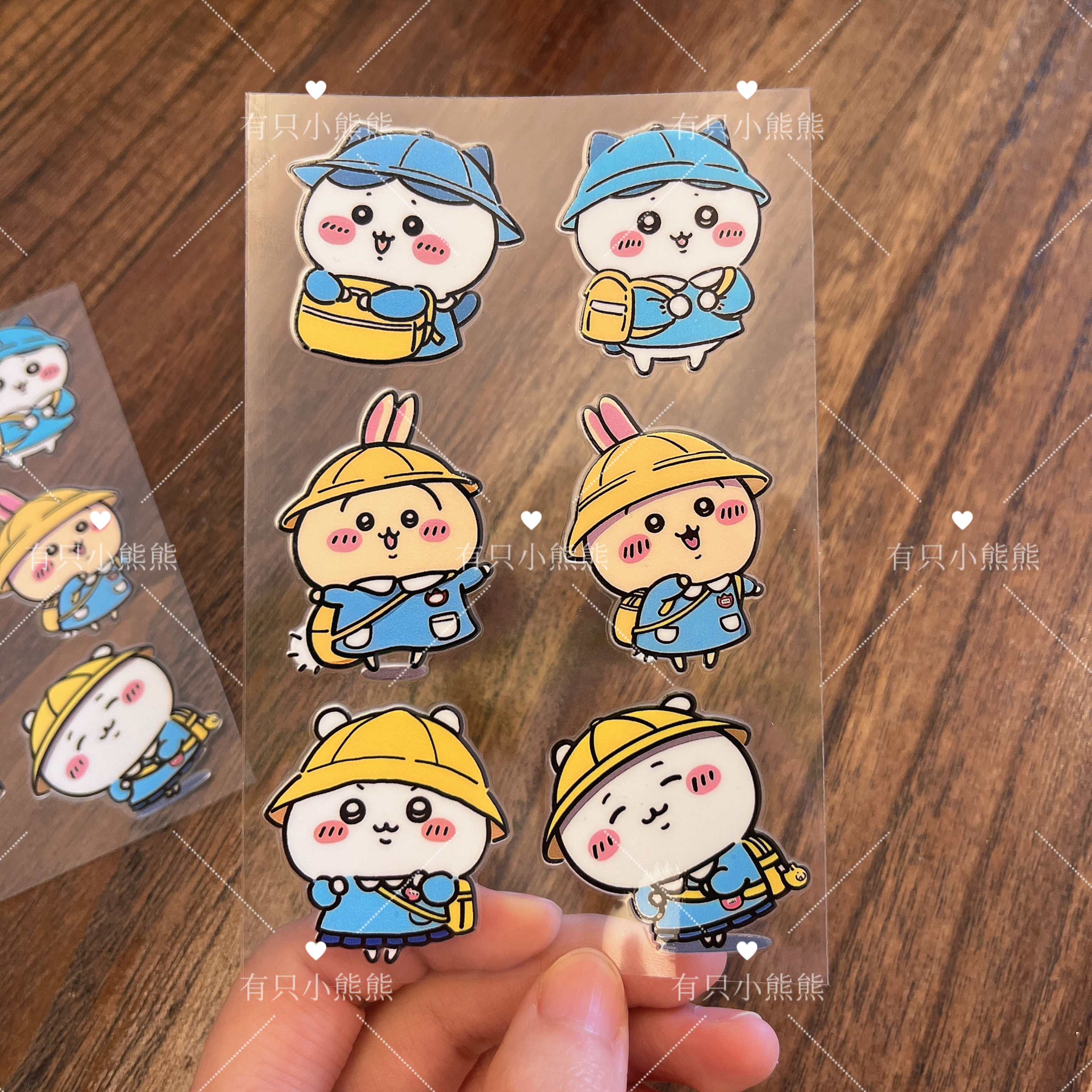 乌萨奇上学转印贴防水DIY贴纸