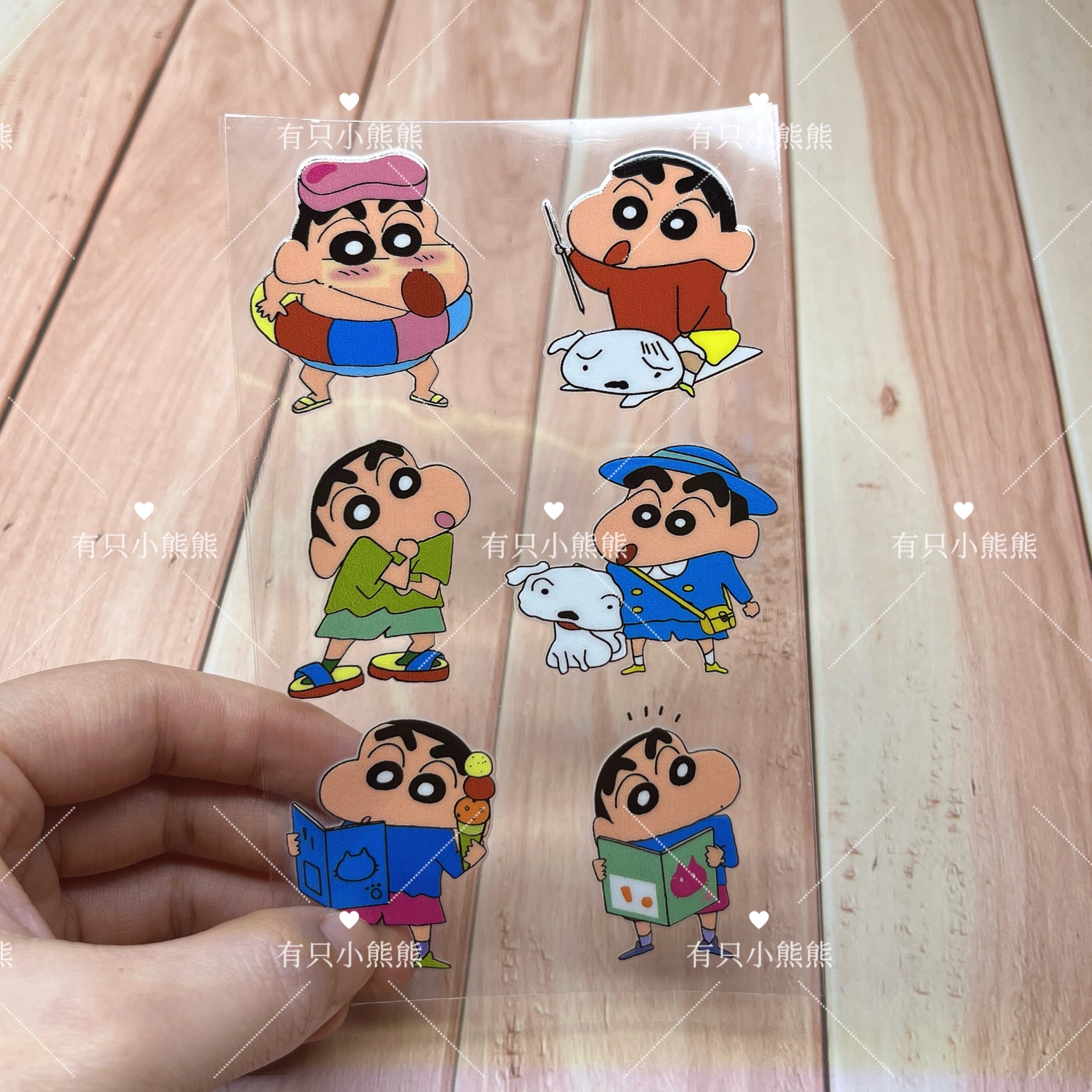 蜡笔小新转印贴防水DIY贴纸