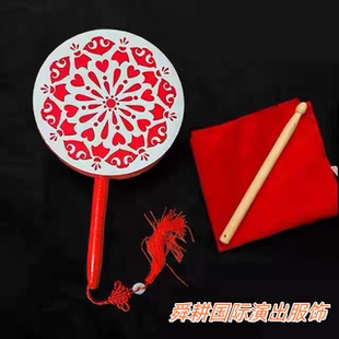 木质23cm25cm象王行舞鼓鼓舞少年舞蹈道具藏舞鼓热巴鼓太平女儿鼓