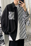 2026春季新款海报景港风大码男女衬衫M-5XL-CS001-P40，男装衬衫，星座417-1（原电商B245）