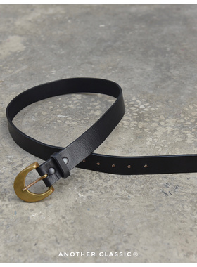 工匠系列 3.3cm 英国进口黄铜扣 腰带