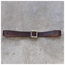 “极度柔软”another25ss意大利水洗摔纹脊背 3cm 白铜带扣腰带