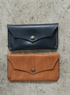 一物系列 意大利牛皮手工钱包 手机包