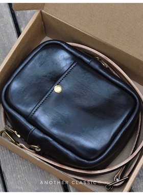 现货 美国HORWEEN 日本枥木牛皮相机包