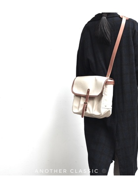 复古手工vintage邮差包意大利植鞣革美式包another邮差包元年