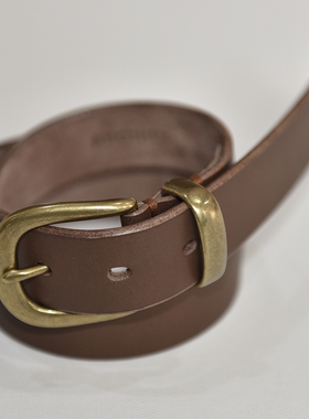 Another 25ss 3cm 黄铜扣 大公牛全粒面 腰带