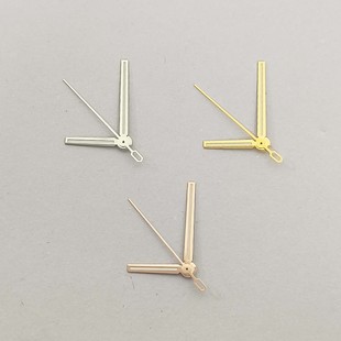 新款指针9*13.5*14平头表针金银玫三色绿夜光适合装8215/2813机芯