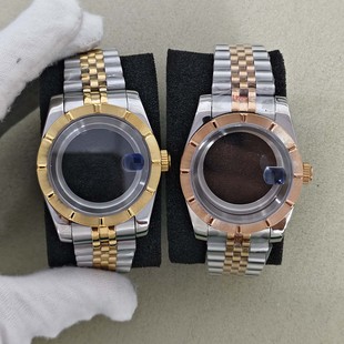 NH35 加间五珠带蓝宝石玻璃适合装 7S机芯 36mm表壳竖条套装