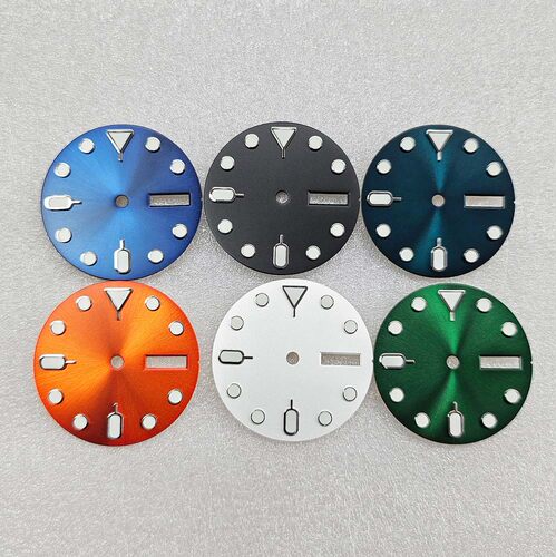 无适中金属手表配件绿夜光