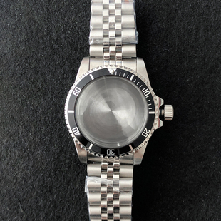 不锈钢复古壳+五铢表带 亚克力 39.5mm 适合装NH35/NH36机芯