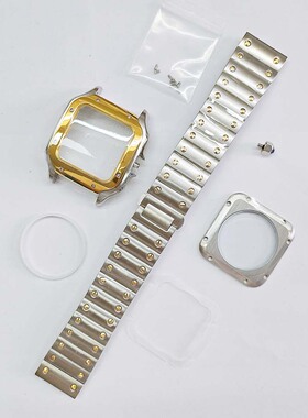 手表配件 NH35机芯 矿物质镜面38mm电镀色精钢316L表壳