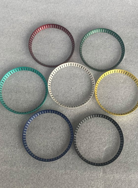 SKX 铜章环內影圈 改装刻度圈内圈表配件 外径30.2mm内径27mm