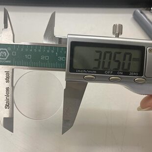 放大镜和平面蓝宝石镜面直径30.5mm厚度2.5mm 手表配件