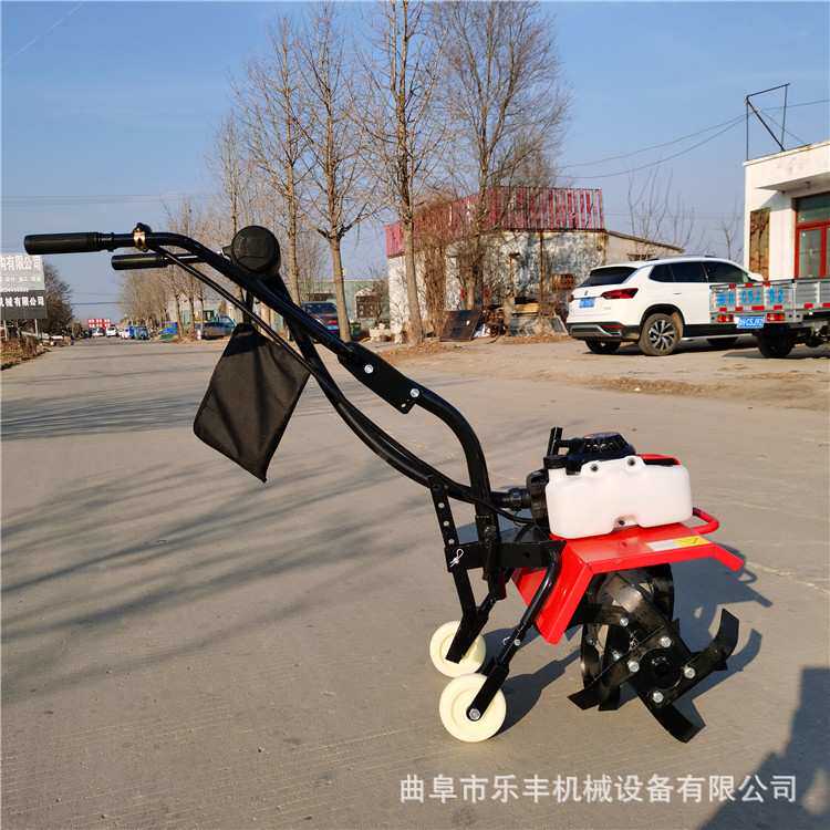 农用果园小型旋耕机 四驱微耕机 多用自走式柴油旋耕机