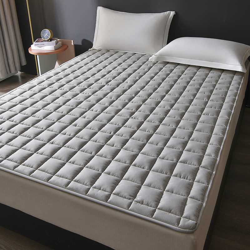 2025新款酒店民宿床垫床褥保护垫纯色磨毛春夏款薄床垫软垫可水洗