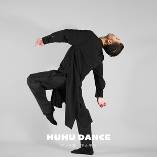 艺考上衣宽松全棉男女同款 飘逸现代舞衬衫 长衫 06古典舞演出服装