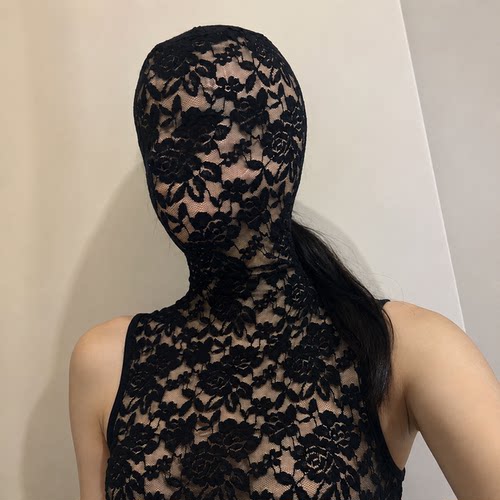 有趣开脸插肩紧身衣头套贴肤透气面具蒙面百搭cos角色演出神秘
