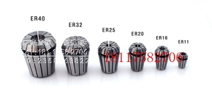 内冷筒夹ER25C出水夹头3mm-16mm内孔齐全ERS25止水桶筒夹嗦咀夹具