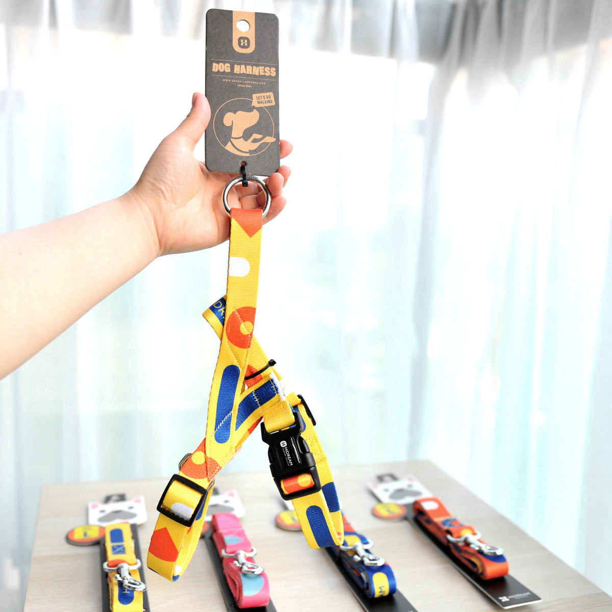 Hidream狗狗项圈牵引胸背带HiGO系列缓冲省力大型犬小型犬脖颈圈