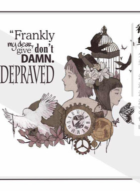 【祈鸟】WEEK文创 Depraved腐烂 手账和纸胶带分装盐系拼贴