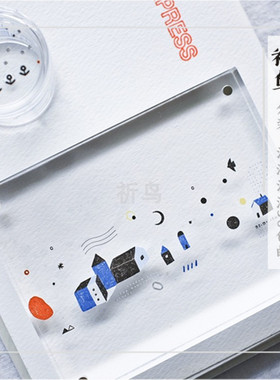 【祈鸟】 nemosissy昼夜PET盐系手帐和纸胶带分装特油白墨离型纸