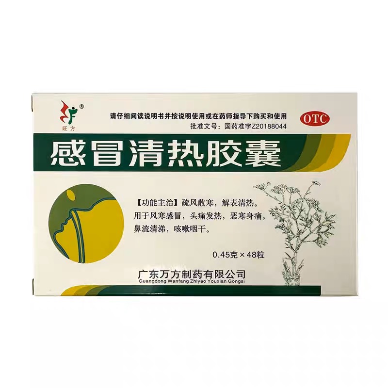 【旺方】感冒清热胶囊0.45g*48粒/盒