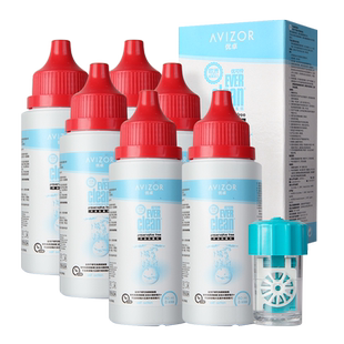 优卓优可伶双氧水rgp硬镜角膜塑形镜护理液60ml*6瓶优润ok眼镜sk