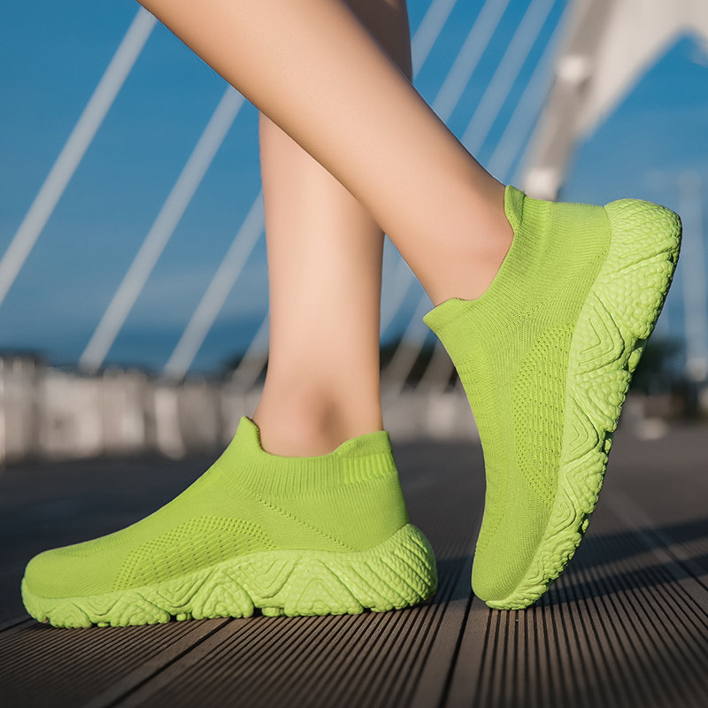 综合训练健身鞋女厚底减震跳绳鞋增高软底跑步机专用鞋防滑运动鞋