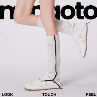 修饰腿型开衩腿套 凉感透气堆堆袜女夏薄款 白色袜套女2025新款 爆款