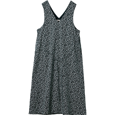 Sunnyclouds女式纯棉印花背带裙