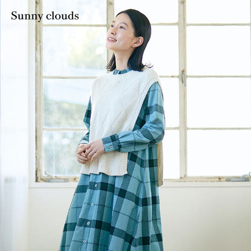Sunnyclouds女式纯棉针织披肩