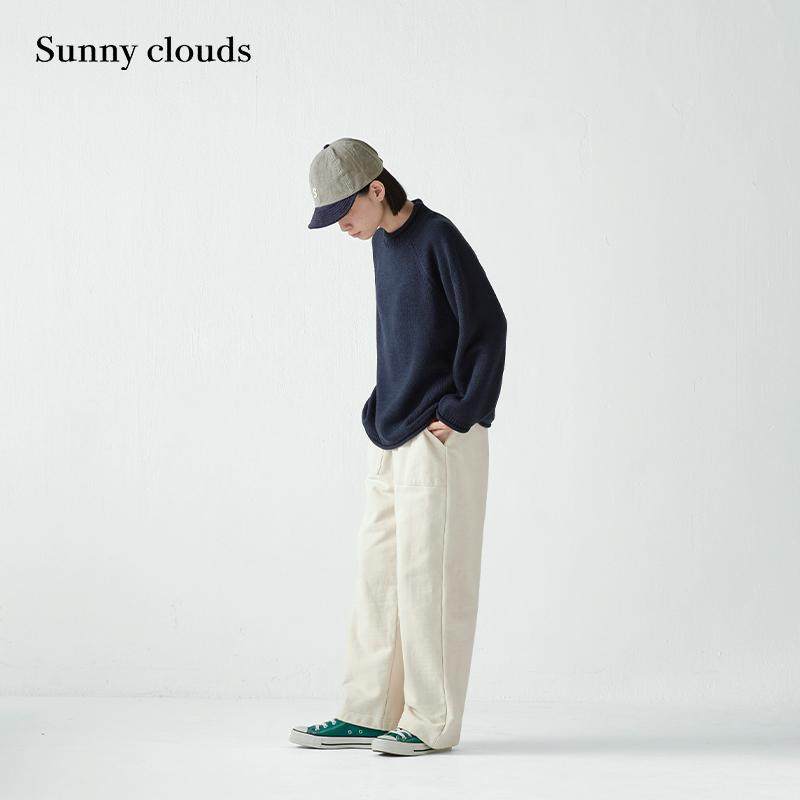 白色宽松百搭休闲裤百搭长裤