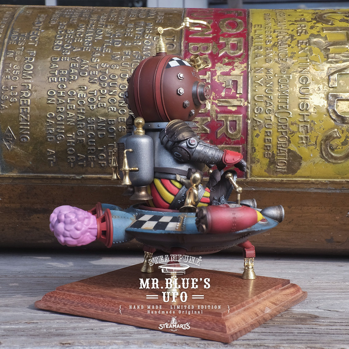 蒸汽工厂steamarts新品 蓝先生的ufo黑白格子限定版