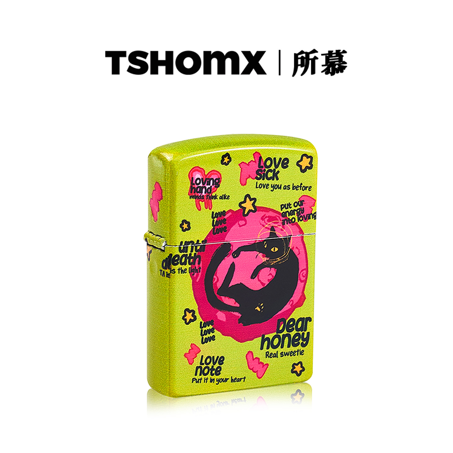 TSHOMX防风煤油打火机百变小猫定制创意惊喜生日礼物送男友正品