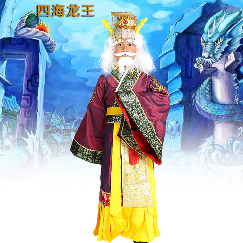 儿童西游记哪吒闹海成人演出服