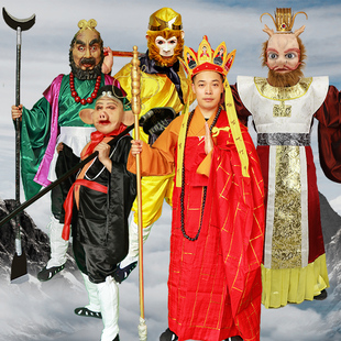 西游记服装道具孙悟空猪八戒沙和尚唐僧大象狮子大鹏精全套演出服