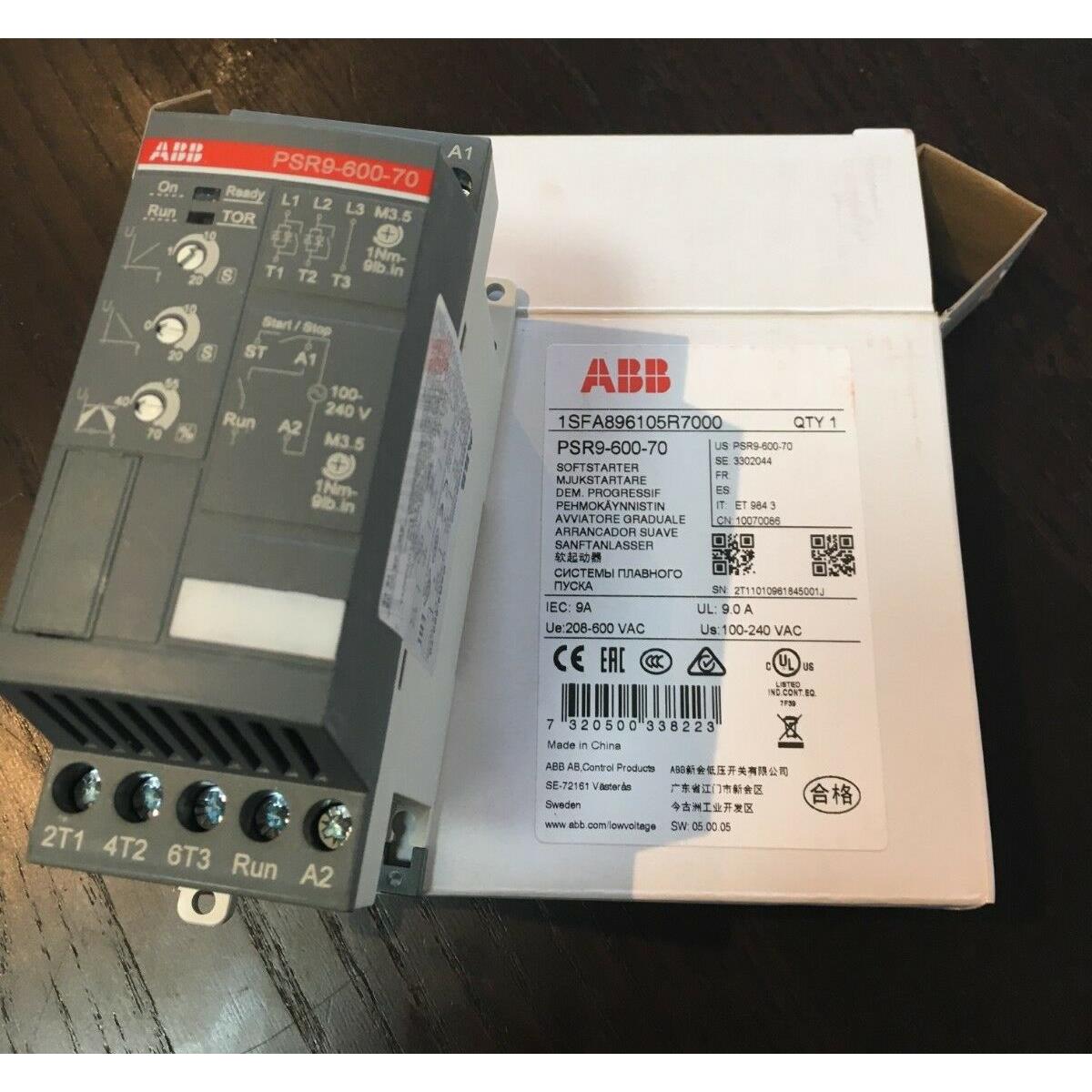 议价ABB软启动器1SFA896107R7000PSR16-600-70 7.5KW