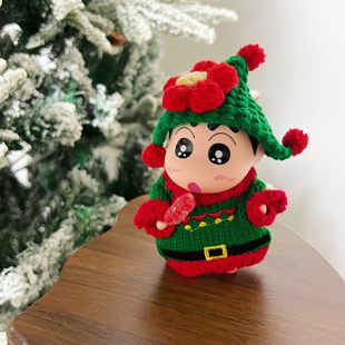 毛衣可爱小新糖葫芦小新创意摆件圣诞礼物 蛋剩节 圣诞快乐