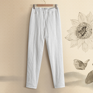 中医健康排湿棉花棉裤 男士夹棉休闲保暖裤子 文艺宽松家居裤男装