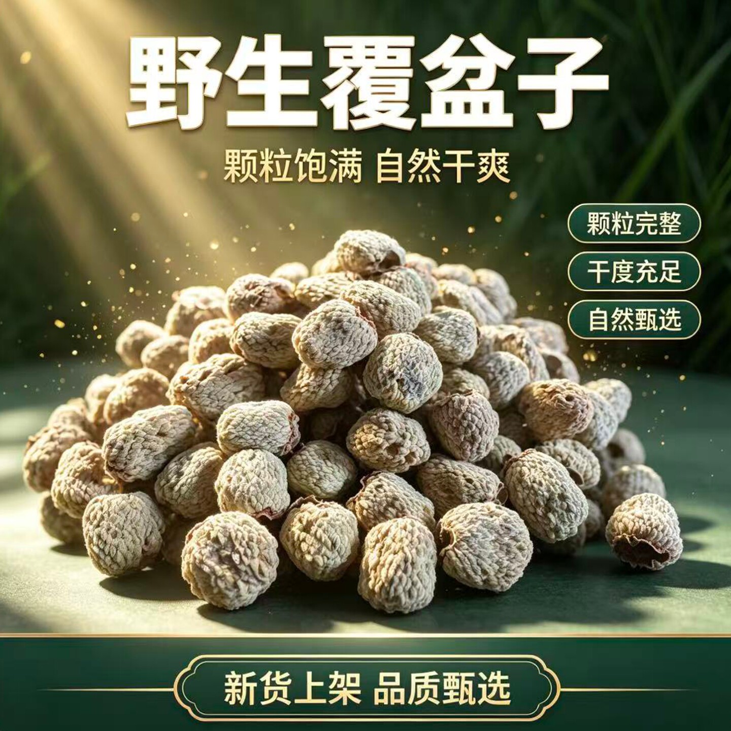 野生覆盆子500g甘肃产地直供颗粒饱满手选大颗粒自然干爽