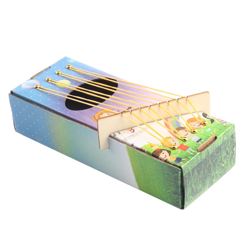 八弦琴diy 小发明 科学实验玩具声音科技小制作材料包作业