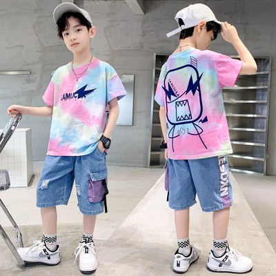 儿童装男童夏装套装2025新款夏季
