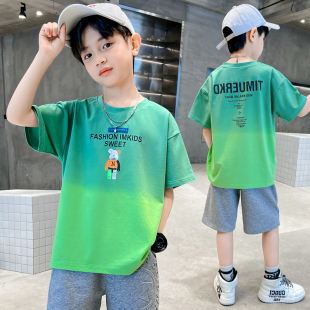 儿童装男童短袖t恤夏装2026年新款中大童薄款纯棉男孩夏季上衣潮t