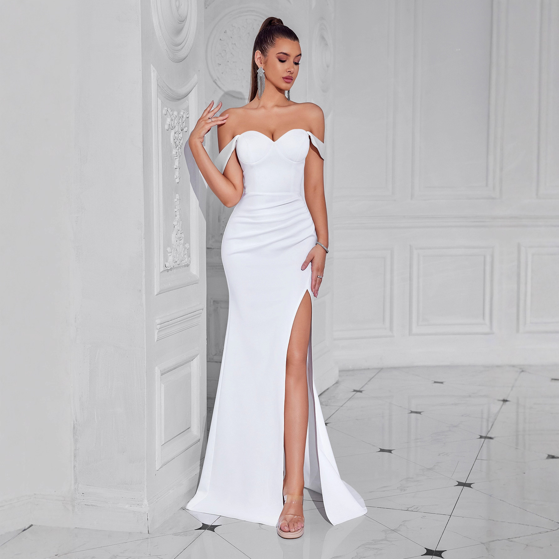 , evening dress, split banquet, president's dress wholesale