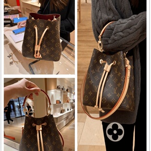 BB经典 Noe Neo 老花水桶包单肩包迷你斜挎手提包迷你 女包新款