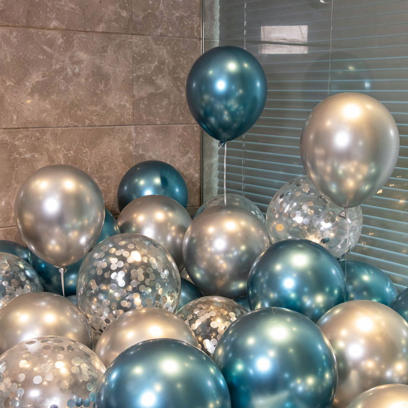 节日气球装饰场景布置商场活动氛围立柱周岁生日派对气氛汽球链