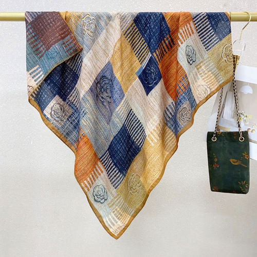 丝毛磨毛绒90大方巾围巾披肩围脖