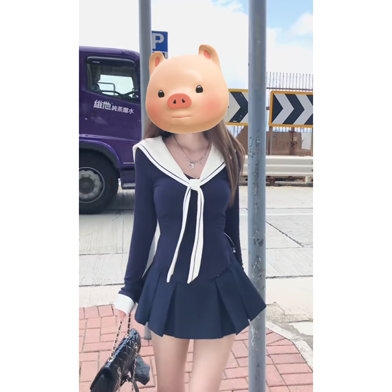 早春穿搭jk制服套装2025初春新款女装学院风辣妹半身短裙子两件套